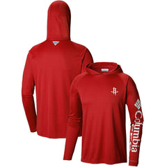 Houston Rockets Terminal Tackle Long Sleeve Hoodie T-Shirt sale - Red | Columbia sale