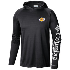 Los Angeles Lakers Terminal Tackle Long Sleeve Hoodie T-Shirt - Black | Columbia sale