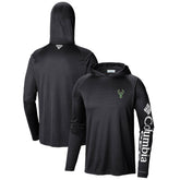 Milwaukee Bucks Terminal Tackle Long Sleeve Hoodie T-Shirt - Black | Columbia for sale