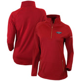 New Orleans Pelicans Women's Omni-Wick Outward Nine Quarter-Zip Pullover Top - Red | Columbia online