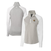 San Francisco 49ers Cutter & Buck Women's Helmet Logo DryTec Forge Tonal Stripe Stretch Half-Zip Top - White cheap