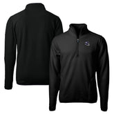 Minnesota Vikings Cutter & Buck Helmet Cascade Eco Sherpa Fleece Quarter-Zip Pullover Jacket - Black outlet