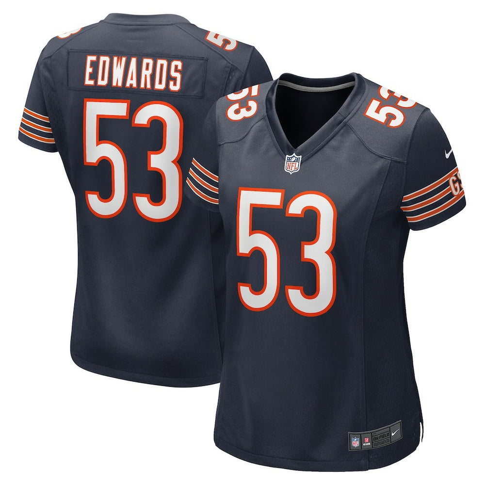 TJ Edwards Chicago Bears Women's Game Player Jersey - Navy | Nike sale