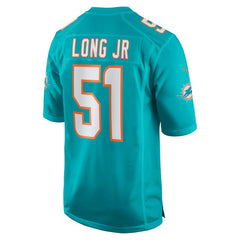 David Long Jr. Miami Dolphins Game Jersey - Aqua | Nike cheap
