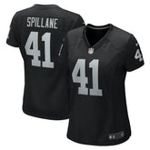 Robert Spillane Las Vegas Raiders Women's Game Player Jersey - Black | Nike on sale