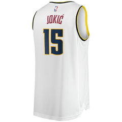 Nikola Jokic Denver Nuggets Fast Break Player Jersey sale - Association Editi- White | Fanatics shop