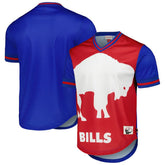Buffalo Bills Jumbotron 3.0 Mesh V-Neck T-Shirt - Royal cheap