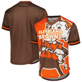 Cleveland Browns Jumbotron 3.0 Mesh V-Neck T-Shirt - Orange online