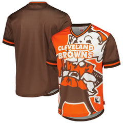 Cleveland Browns Jumbotron 3.0 Mesh V-Neck T-Shirt - Orange online
