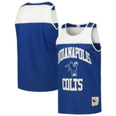 Indianapolis Colts Heritage Colorblock Tank Top - Royal/White for sale
