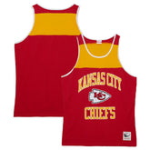 Kansas City Chiefs Heritage Colorblock Tank Top - Red/Gold for sale