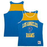 Los Angeles Rams Gridiron Classics Heritage Colorblock Tank Top - Royal/Gold cheap
