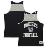 Las Vegas Raiders Heritage Colorblock Tank Top - Black/Silver online