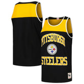 Pittsburgh Steelers Heritage Colorblock Tank Top - Black/Gold outlet