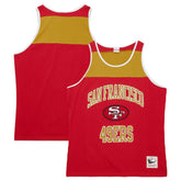 San Francisco 49ers Heritage Colorblock Tank Top - Scarlet/Gold online
