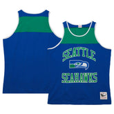Seattle Seahawks Heritage Colorblock Tank Top - Royal/Green outlet