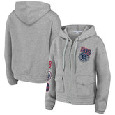 Boston Red Sox WEAR by Erin Andrews Women's Full-Zip Hoodie - Gray
