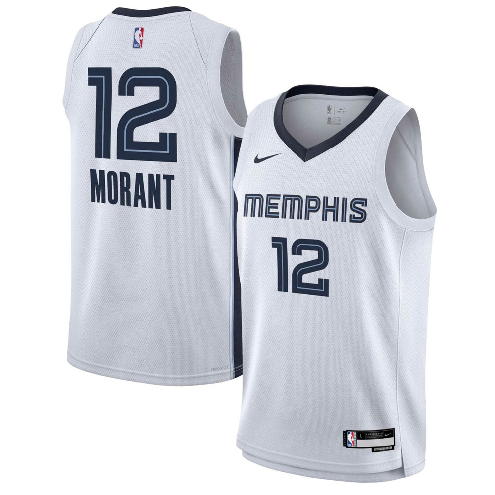 Ja Morant Memphis Grizzlies Youth Swingman Jersey - Association Edition - White | Nike shop