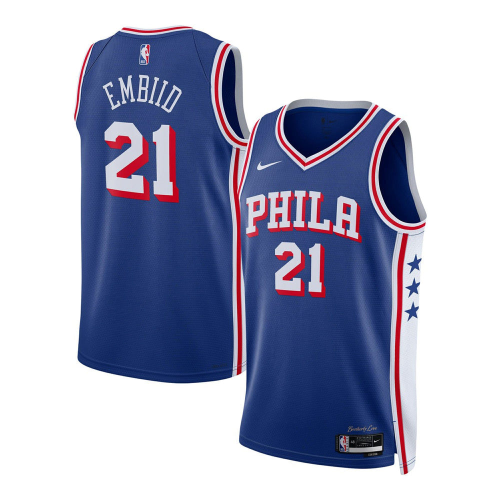 Joel Embiid Philadelphia 76ers Youth Swingman Jersey - Icon Edition - Royal | Nike outlet