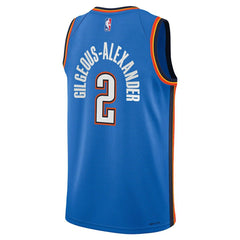 Shai Gilgeous-Alexander Oklahoma City Thunder Youth Swingman Jersey sale - Icon Editi- Blue | Nike discount