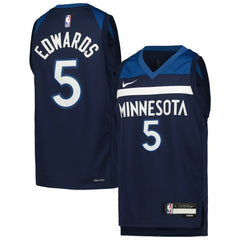 Anthony Edwards Minnesota Timberwolves Youth Swingman Jersey - Icon Edition - Navy | Nike discount