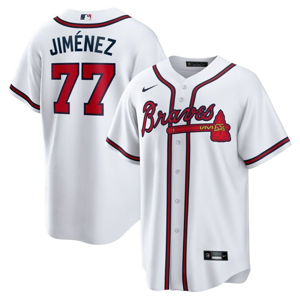Joe Jiménez Atlanta Braves Home Replica Player Jersey - White | Nike
