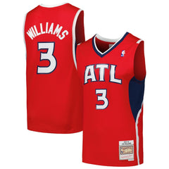 Lou Williams Atlanta Hawks 2013/14 Hardwood Classics Swingman Jersey - Red | Mitchell & Ness for sale