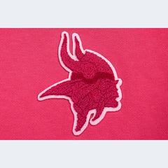 Minnesota Vikings Pro Standard Women's Triple Pink Cropped Pullover Hoodie on sale