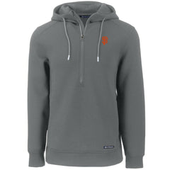 San Francisco Giants Cutter & Buck Roam Eco Half-Zip Recycled Pullover Hoodie - Gray