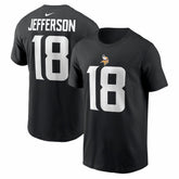 Justin Jefferson Minnesota Vikings Name & Number T-Shirt - Black | Nike online
