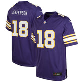 Justin Jefferson Minnesota Vikings Youth Game Jersey - Purple | Nike sale