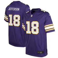 Justin Jefferson Minnesota Vikings Youth Game Jersey - Purple | Nike sale