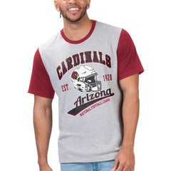 Arizona Cardinals G-III Sports by Carl Banks Black Label T-Shirt - Gray on sale