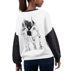 Las Vegas Raiders G-III 4Her by Carl Banks Women's A-Game Pullover Sweatshirt - White discount