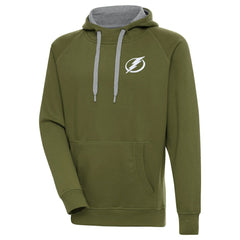 Tampa Bay Lightning Antigua Victory Pullover Hoodie Olive