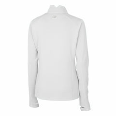 Cleveland Guardians Cutter & Buck Women's DryTec Traverse Stretch Quarter-Zip Pullover Top - White