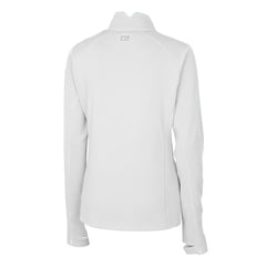 New York Yankees Cutter & Buck Women's DryTec Traverse Stretch Quarter-Zip Pullover Top - White
