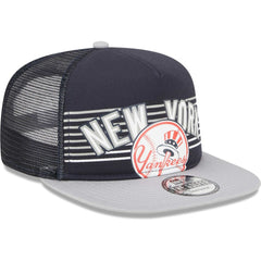New York Yankees Speed Golfer Trucker Snapback Hat - Navy | New Era