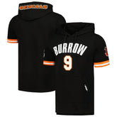 Joe Burrow Cincinnati Bengals Pro Standard Player Name & Number Hoodie T-Shirt - Black sale