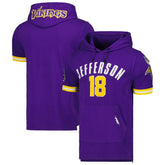 Justin Jefferson Minnesota Vikings Pro Standard Player Name & Number Hoodie T-Shirt - Purple discount