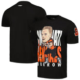 Joe Burrow Cincinnati Bengals Pro Standard Avatar Remix Player Graphic T-Shirt - Black discount