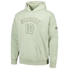 Justin Herbert Los Angeles Chargers Pro Standard Player Name & Number Pullover Hoodie - Light Green cheap