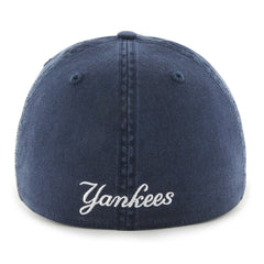 New York Yankees Franchise Logo Fitted Hat - Navy | 47 brand