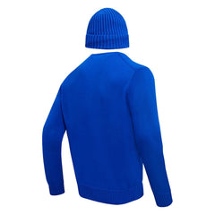 Buffalo Bills Pro Standard Crewneck Pullover Sweater & Cuffed Knit Hat Box Gift Set - Royal sale