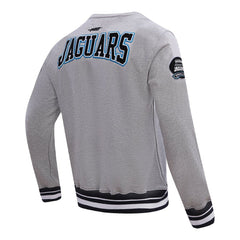 Jacksonville Jaguars Pro Standard Crest Emblem Pullover Sweatshirt - Heather Gray outlet