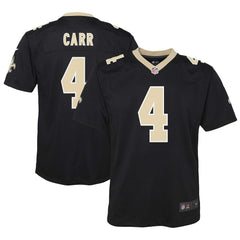 Derek Carr New Orleans Saints Youth Game Jersey - Black | Nike discount
