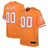 Tampa Bay Buccaneers Youth Custom Throwback Game Jersey - Orange | Nike online