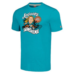 Trevor Lawrence Jacksonville Jaguars Homage Unisex Caricature Player Tri-Blend T-Shirt - Teal online