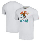 Jaylen Waddle Miami Dolphins Homage Unisex Caricature Player Tri-Blend T-Shirt - Anthracite online