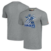 Barry Sanders Detroit Lions Homage Unisex Caricature Retired Player Tri-Blend T-Shirt - Gray cheap